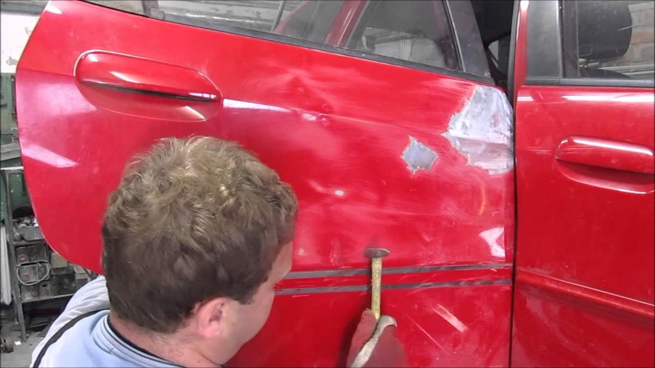 Ремонт двери автомобиля